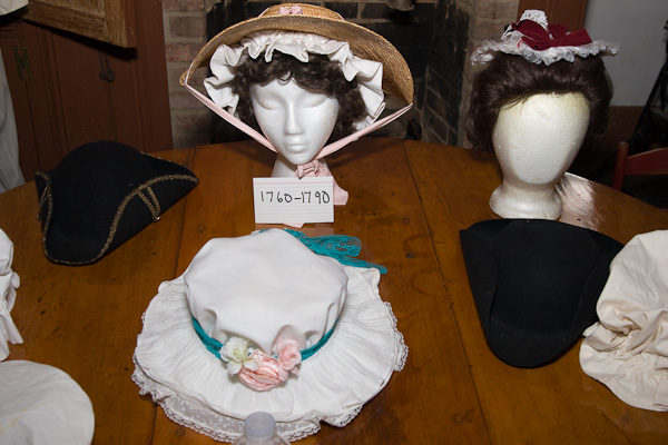 Typical Colonial Hats 1760-1790