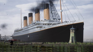 Photo of the RMS Titanic